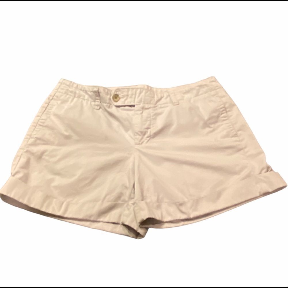 GAP Light Khaki Shorts Size 10 Button Zip Closure